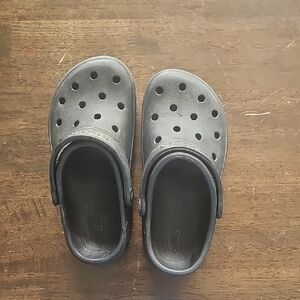 Crocs Kids' Black Clogs